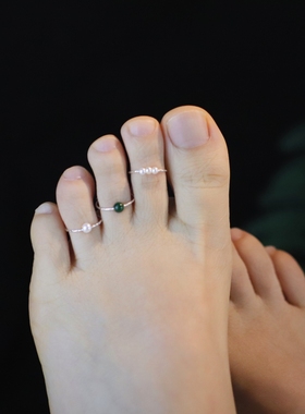 简约饰品小巧国风女复古精致脚戒