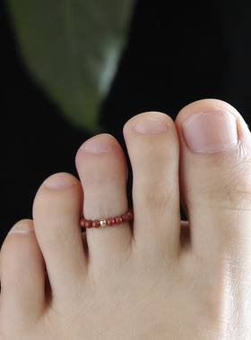 韩版性感弹力线ins脚趾环