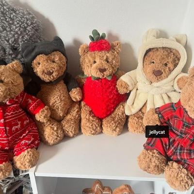 Jellycat巴塞罗熊毛绒玩偶熊崽