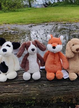 Jellycat英国正品害羞龙小羊河马斑点狗太妃狗奶牛邦尼兔毛绒安抚