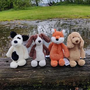 Jellycat英国正品害羞龙小羊河马斑点狗太妃狗奶牛邦尼兔毛绒安抚