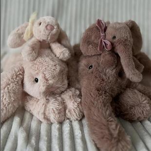 jellycat柔软史玛吉兔子大象猴子狐狸安抚陪伴玩具 现货 正品