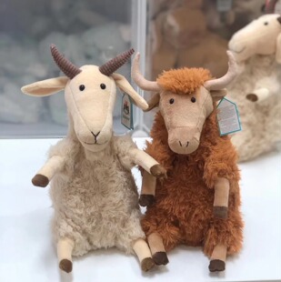 金妮山羊毛绒安抚玩偶玩具娃娃公仔送礼 jellycat23年新品