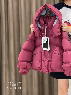 童乐鱼2024冬新款女童90白鸭绒羽绒服中大童韩版女孩保暖外套1276