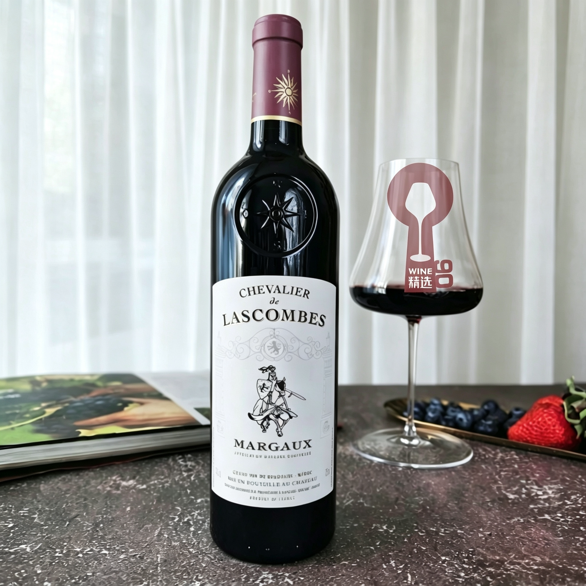 力士金酒庄副牌金骑士干红葡萄酒波尔多1855列级二级玛歌名庄红酒