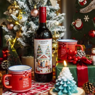 意大利聚聚热红酒原瓶原装 热饮 进口可加热低度甜美红葡萄酒冬季