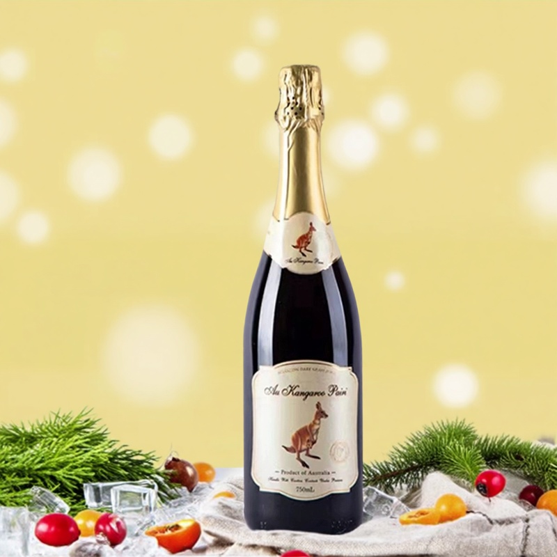 澳大利亚澳袋家族甜气泡葡萄汁袋鼠无醇起泡酒无酒精红白甜葡萄酒