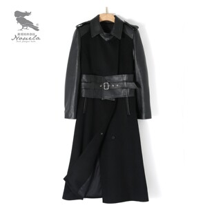 洛拉自制设计师款 两件套毛呢大衣22W110