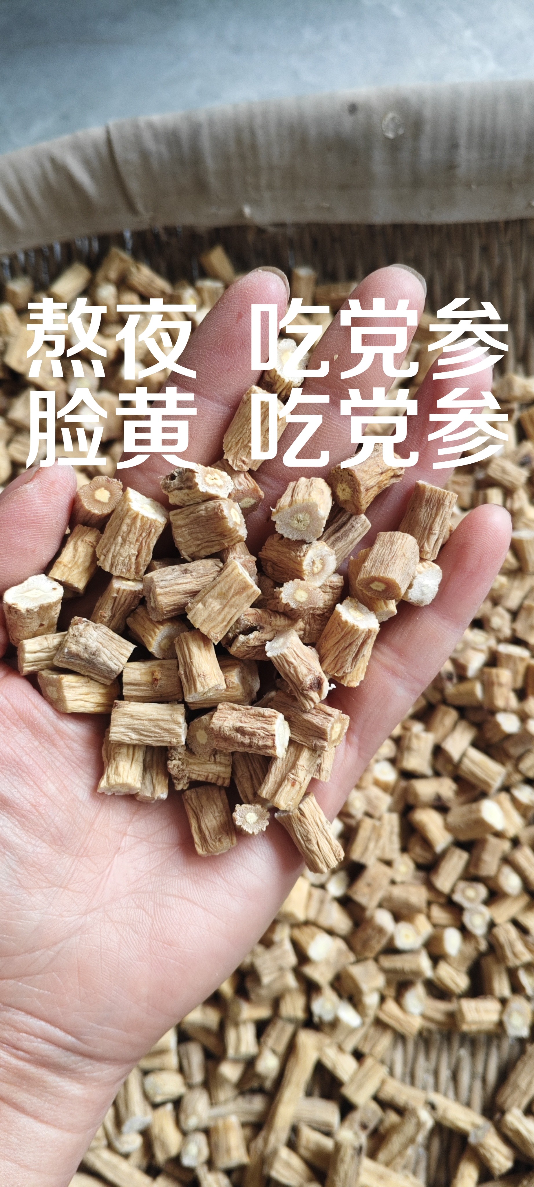 （批发价冲量）党参大颗粒 自产自销手工 可食用泡茶煲汤熬夜脸黄