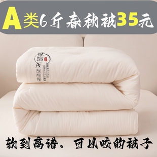 清仓A类大豆纤维被子夏天空调被学生宿舍春秋保暖被芯冬被单双人