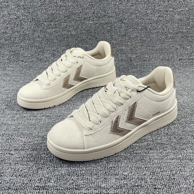 努卡丝维韩单尾货真皮女士小板鞋