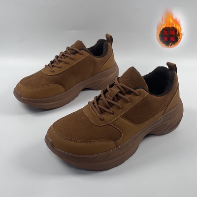 努卡丝维跨境大码女棉鞋加绒保暖