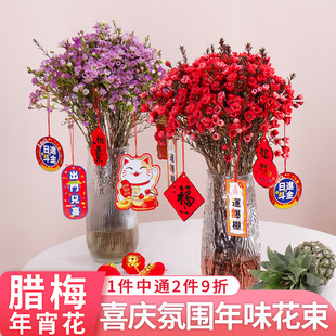 年宵花热卖澳洲腊梅鲜花云南基地直发鲜切花春节红红火火新年鲜花