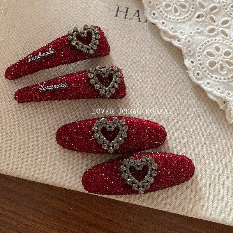 韩国东大门新款亮金蝴蝶结发夹鸭嘴夹新年优雅红色发卡ins侧边夹,饰品/流行首饰/时尚饰品新,发饰,淘宝优惠券,粉丝福利购,淘宝优惠卷