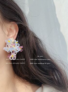 温柔入骨紫烟雾串珠项链手链女