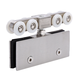 固特玻璃门吊轮吊滑淋浴房室内隔断无框玻璃移门吊轮五金