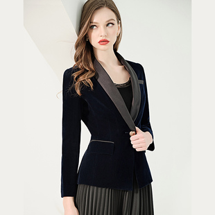 2025秋季新款垂感西装外套设计感小众西服上衣通勤职业英伦风女装