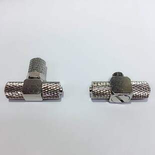 新款T型快拧锁紧三通 螺纹微型金属气管接头MHE4-M5 M--4 M-5HT-6