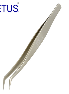 VETUS MCS炫彩银色美妆镊子4件套装302不锈钢防酸碱耐腐蚀 美睫金