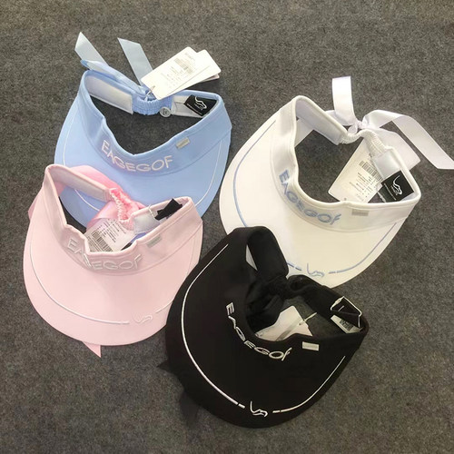 新款eg儿童高尔夫帽子GOLF球帽空顶帽防晒帽 棉无顶帽 户外运动帽