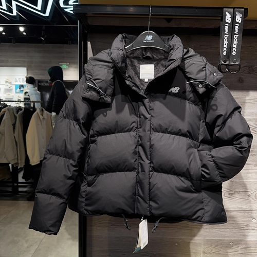 NB女款可拆卸连帽鸭绒羽绒服外套