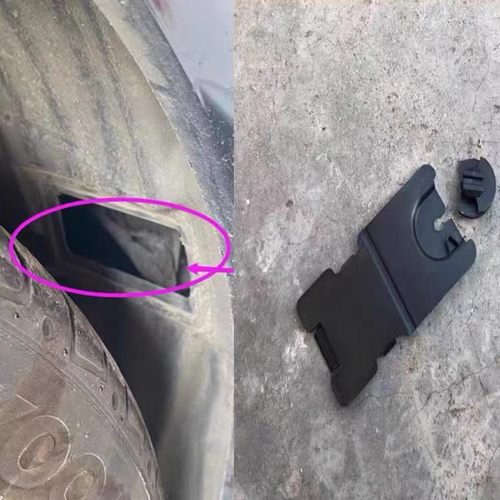 奔驰E级W213前轮叶子板堵盖