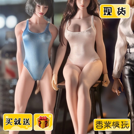 In Stock Mfuntoys 1/6 Female High-Elastic Multi-Color Pearlescent One-Piece Swimsuit Base Model Deadpool