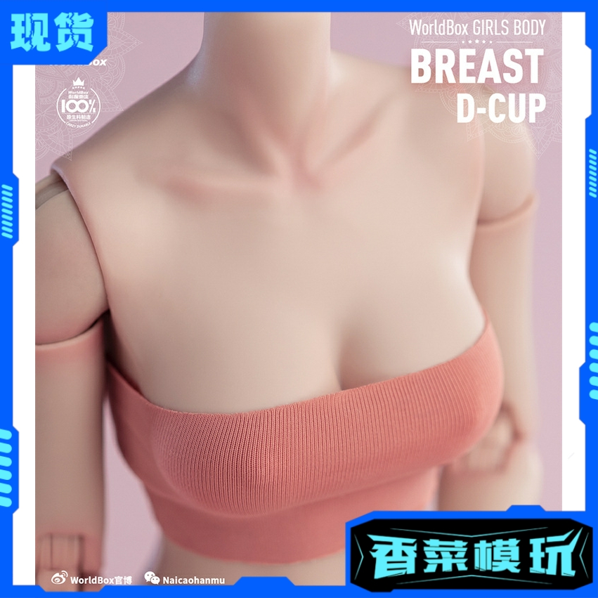 现货 Worldbox 耐操 1/6 女素体 大胸件 胸型配件 白肤 麦肤色