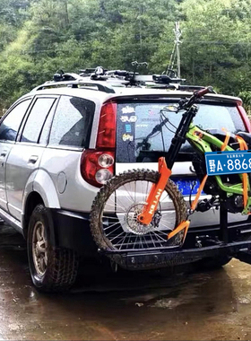 订制主车放大号牌汽车越野小拖车旅居房车副牌背摩托自行车架车牌