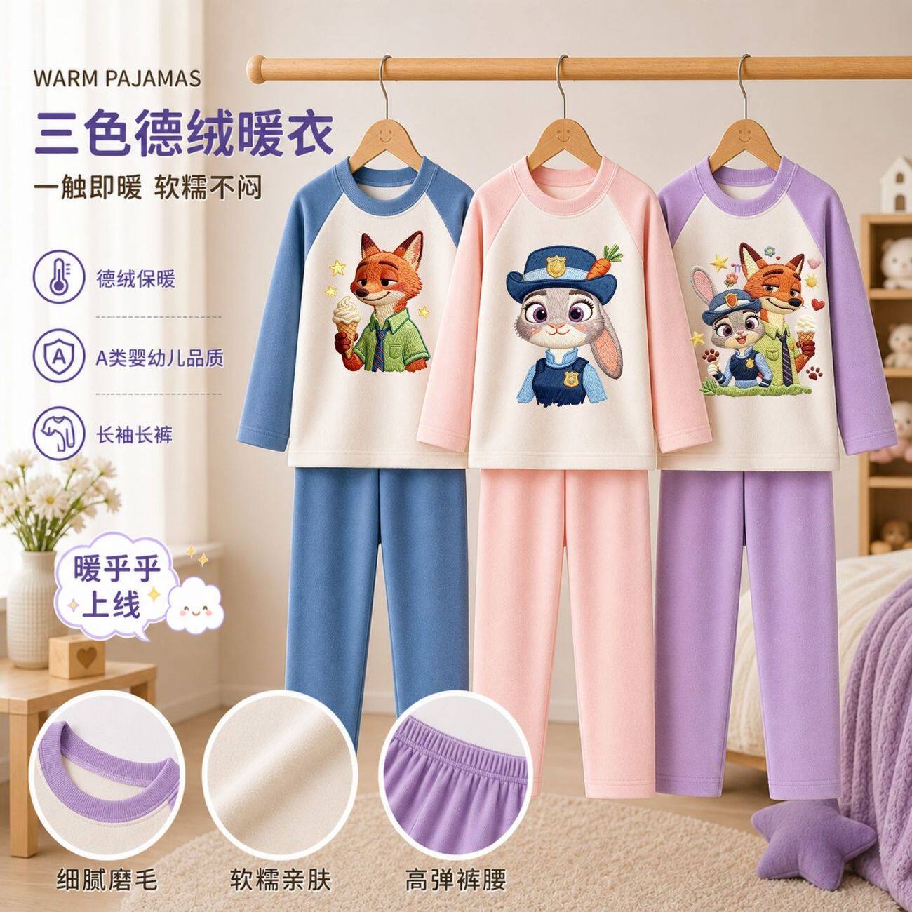 疯狂动物城尼克朱迪儿童A