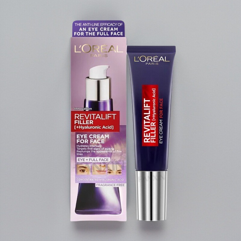 紫熨斗眼霜欧版L'OREAL欧莱雅