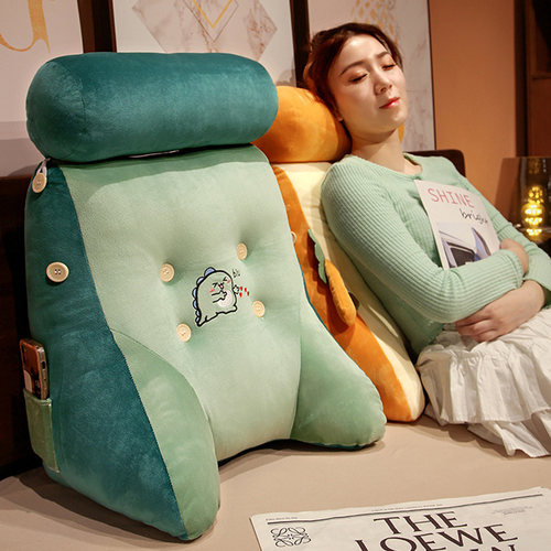 床头软包腰靠靠枕可拆洗靠垫