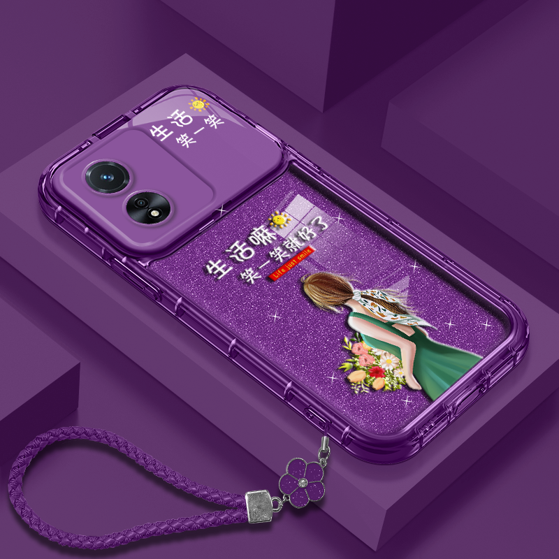 适用于OPPOa97手机壳a96保护套a93透明防摔a57软壳nova5翻盖镜子a11创意新款高级a55硅胶闪粉生活嘛个性女款