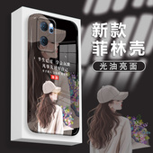 适用于OPPOReno7手机壳Reno7Pro手机套7se讨好自己reno6菲林壳6pro网红6pro 女硬壳个性 防摔ins风镜头全包气
