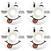 轮子硬度100A高弹耐磨 美国 滑板街式 Junt 出口尾货瑕疵品 Shake