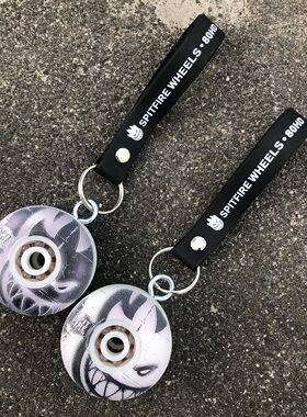 小火人钥匙扣 Spitfire钥匙扣 滑板钥匙扣 滑板轮钥匙扣 滑板礼品