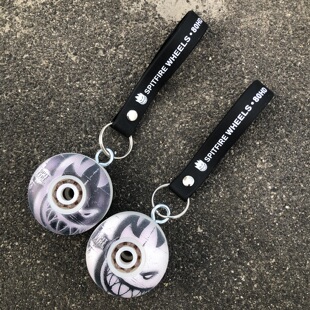 小火人钥匙扣 Spitfire钥匙扣 滑板钥匙扣 滑板轮钥匙扣 滑板礼品