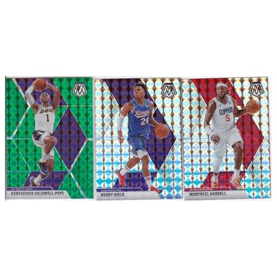 NBA球星卡 波普 绿折 希尔德 哈雷尔格子折帕尼尼19-20mosaic