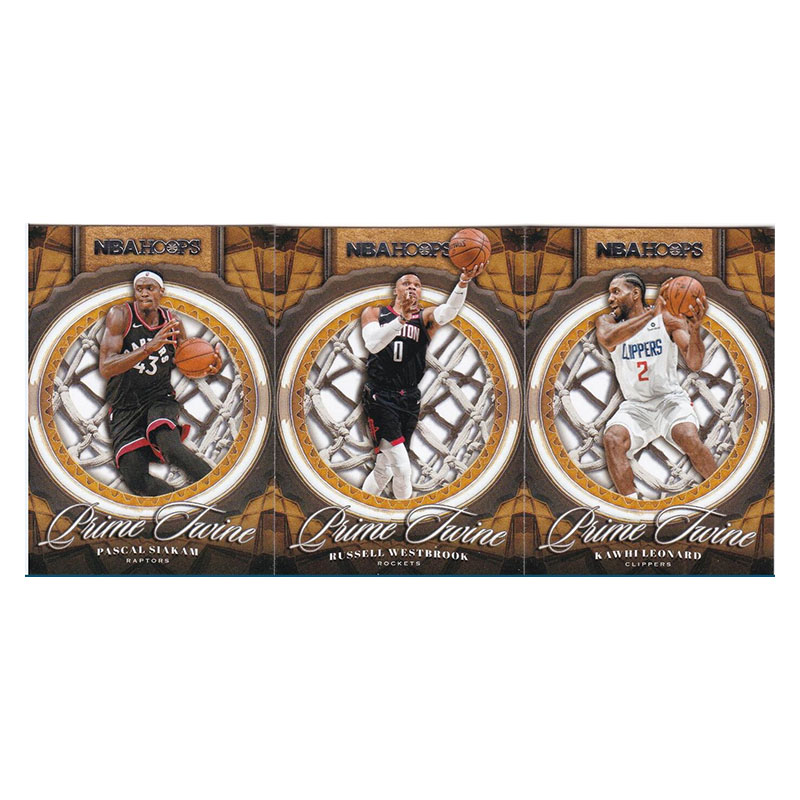 NBA球星卡 西亚卡姆 威少 莱昂纳德 特卡帕尼尼20-21hoops