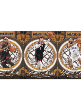 NBA球星卡 西亚卡姆 威少 莱昂纳德 特卡帕尼尼20-21hoops