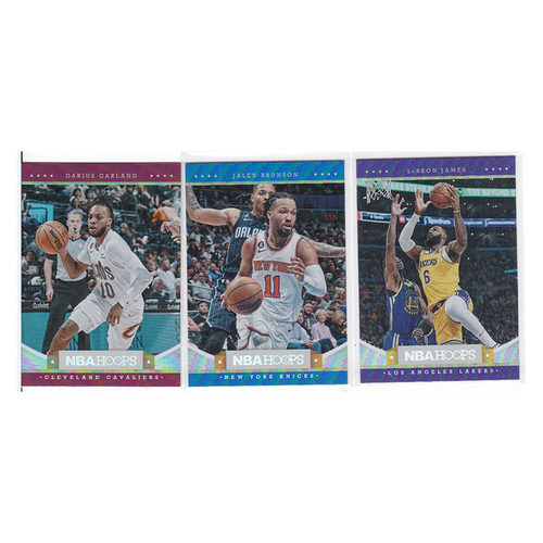 球星卡 加兰 布伦森 勒布朗詹姆斯 折射帕尼尼23-24hoops