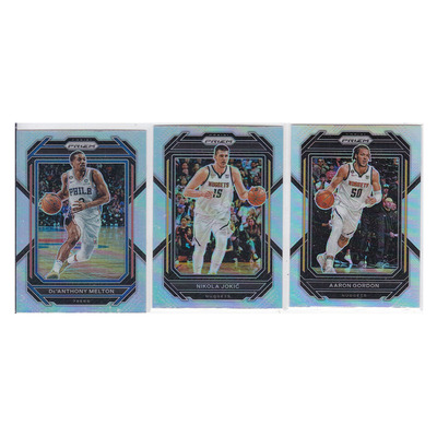 球星卡 梅尔顿 约基奇 阿隆戈登 银折射 帕尼尼22-23prizm