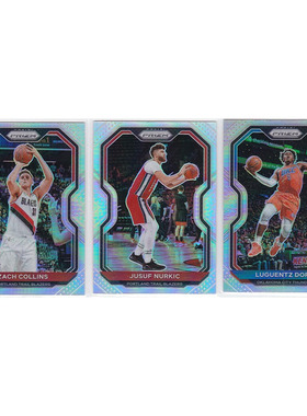NBA球星卡 科林斯 努尔基奇 多尔特银折射帕尼尼20-21prizm