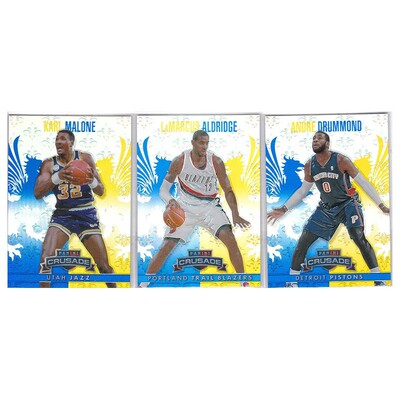 NBA球星卡 卡尔马龙 阿尔德里奇 德拉蒙德 帕尼尼13-14crusade