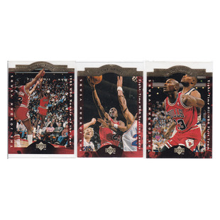 球星卡 迈克尔乔丹 切割 UD 1996 #CA1 CA2 CA3