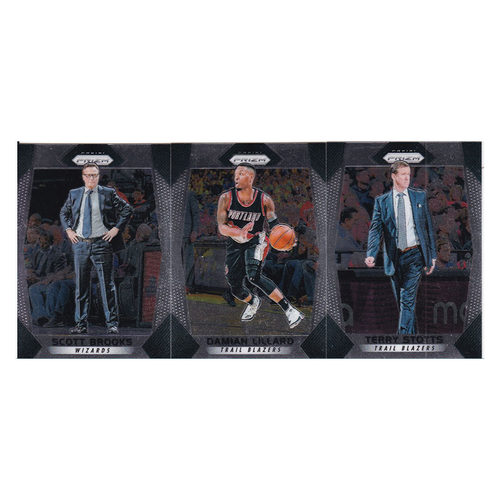 球星卡 布鲁克斯 利拉德 斯托克斯 帕尼尼17-18prizm