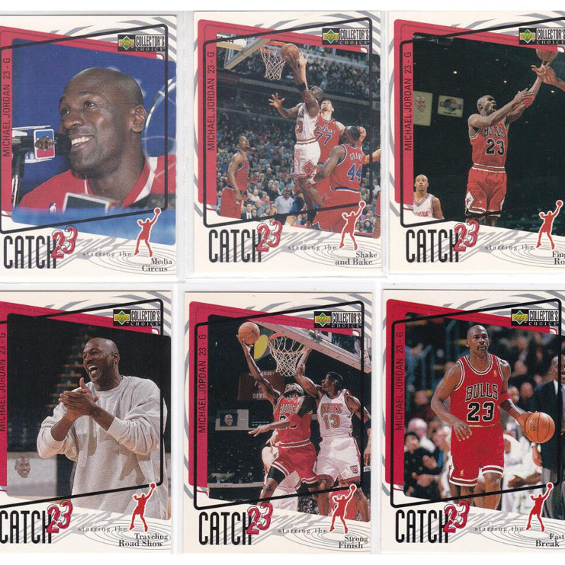 美职篮球星卡UD1997迈克尔乔丹Michael Jordan退役纪念名人堂