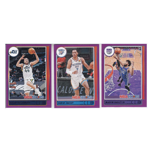 球星卡博格达诺维奇 贝兹利 巴格利 紫平行 帕尼尼21-22hoops