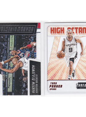 球星卡 奥拉朱旺 托尼帕克 帕尼尼16-17threads