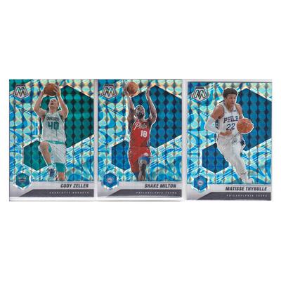 球星卡泽勒米尔顿塞布尔沃克路威博班蓝折射帕尼尼20-21mosaic